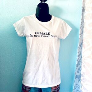 F.O.T Black & White Graphic T-shirt Size Small